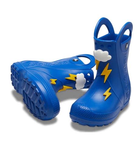 kids’ handle it lightning bolt rain boot